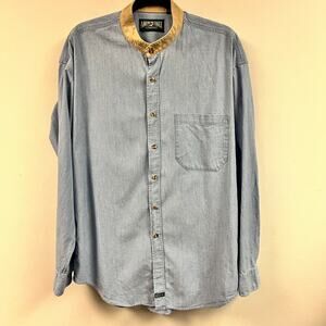 Vintage American Eagle Large casual chambray button down 100% cotton